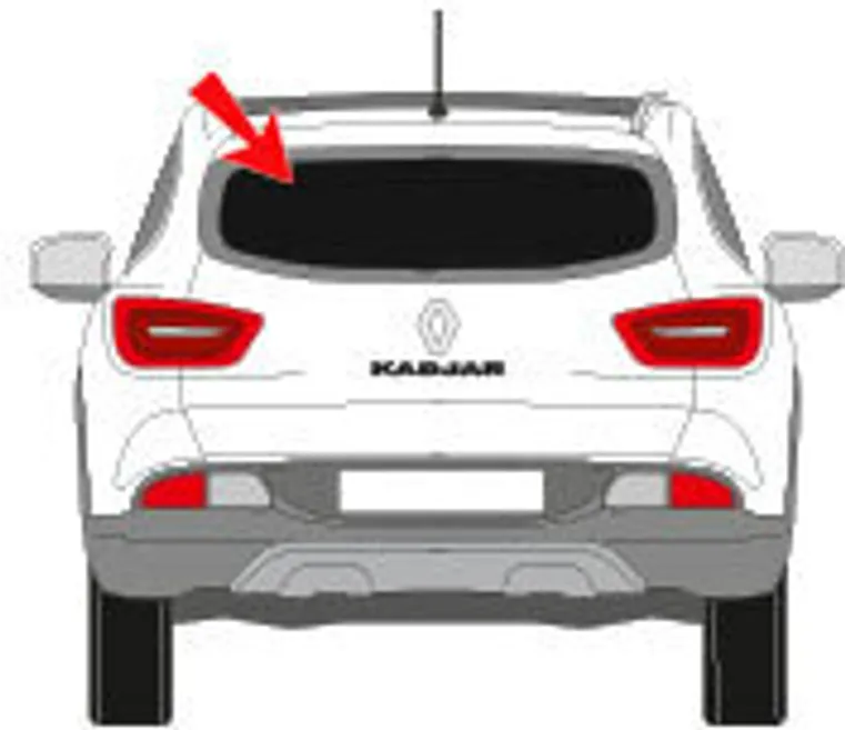 Sonnenschutz für Renault Kadjar 5-Türer ab 2015 Blenden hinten +
