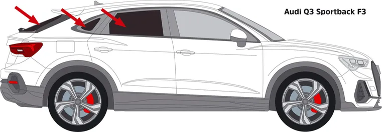 Sonnenschutz Auto Frontscheibe für Audi Q3 2011-2018, Sonnenschutz