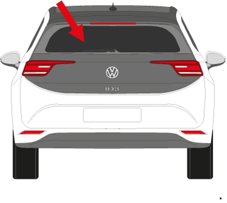 Pare-soleil anti-UV pour vitres de voiture, pare-brise, pare-soleil,  parasol, autocollants, accessoires pour VW Volkswagen ID.3, 2019 ~ 2023